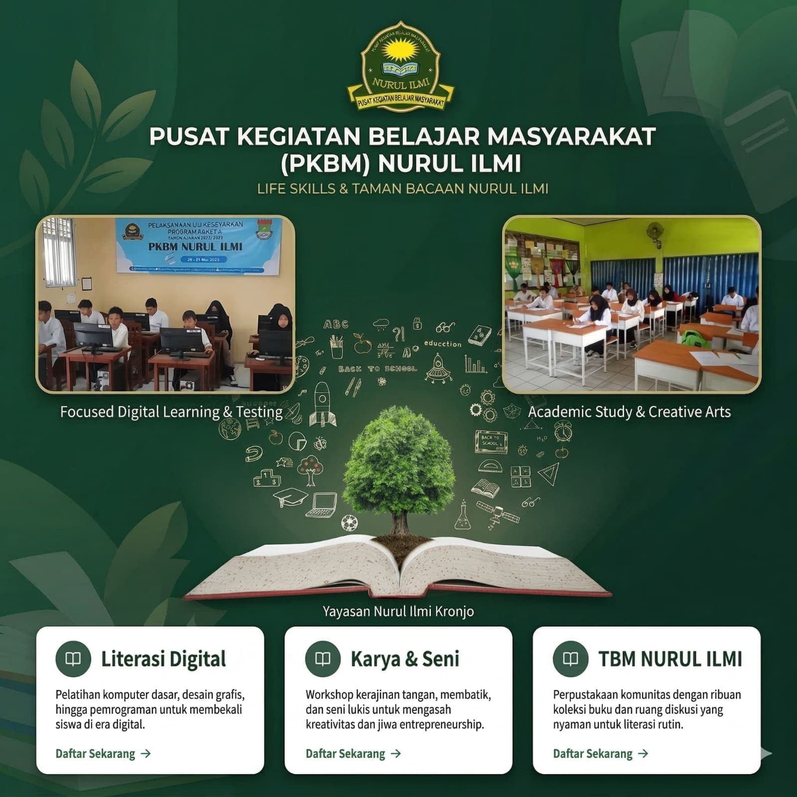 Kegiatan belajar program PKBM Nurul Ilmi